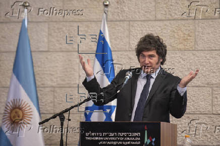 El presidente argentino, Javier Milei, visita Israel