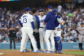 MLB: San Francisco Giants at Los Angeles Dodgers