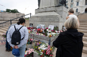 Memorial honors murdered Democratic state lawmaker