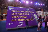 Movimentação da bienal do livro nesta terça-feira (17) no rio de janeiro.