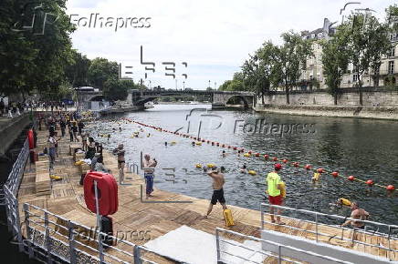 Three swimming spots open in the Seine river in Paris