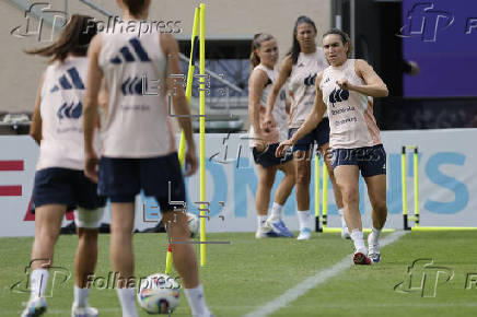 Entrenamiento selección española femenina de fútbol