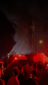 Overnight fire at a shopping center kills dozens of people, in al-Kut