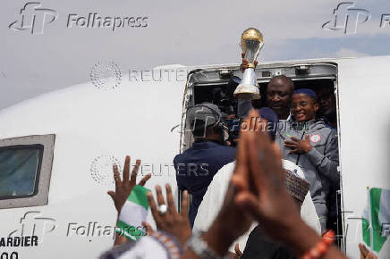 Nigeria's female football team, Super Falcons return to Nigeria after Women?s Africa Cup of Nations