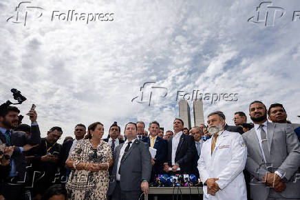 Coletiva de imprensa do PL sobre anistia