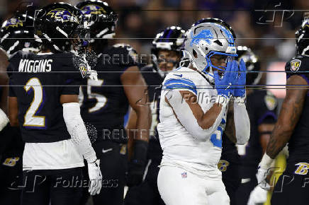 NFL: Detroit Lions at Baltimore Ravens