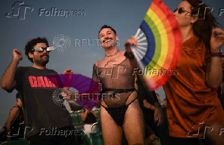 Lady Gaga's open concert at Copacabana beach in Rio de Janeiro