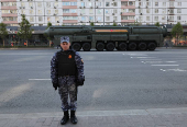 Rehearsal for Victory Day parade in Moscow