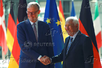 German Chancellor Merz visits Brussels