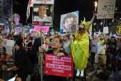 Tel Aviv protest calls for Gaza hostage deal