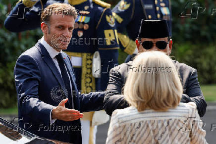 French President Macron visits Indonesia