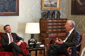 Portuguese President receives political party leaders following parliamentary elections