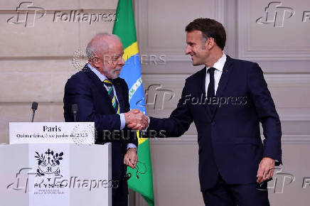 Brazilian President Luiz Inacio Lula da Silva visits France
