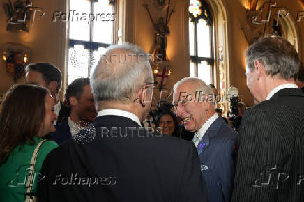 Britain's King Charles attends reception for the King's Award for Enterprise, in Windsor