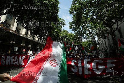Pro-Palestinian demonstration in London