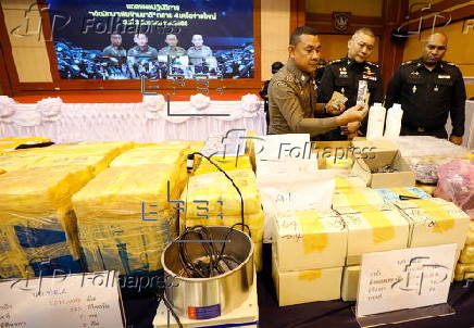 Thai authorities seized large quantity of drugs under Prime Minister?s drug problem-solving policy