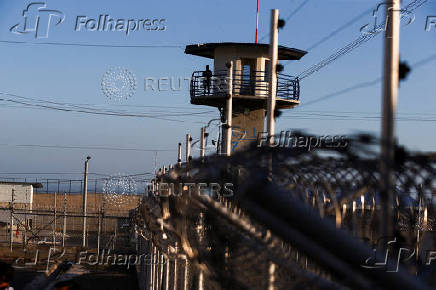 FILE PHOTO: Media tour at CECOT prison in Tecoluca