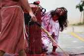 Good Friday procession in South Tangerang