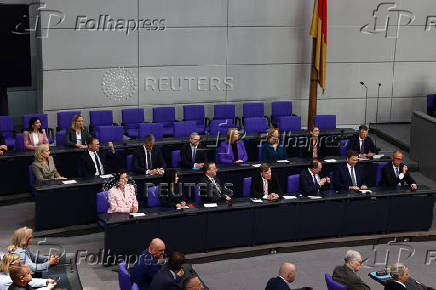 Swearing-in ceremony of new cabinet, in Berlin