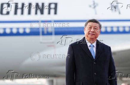 Chinese President Xi Jinping arrives in Moscow ahead of Victory Day celebrations