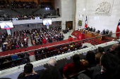 Chile's President Boric delivers his annual speech to the nation at the National Congress building in Valparaiso