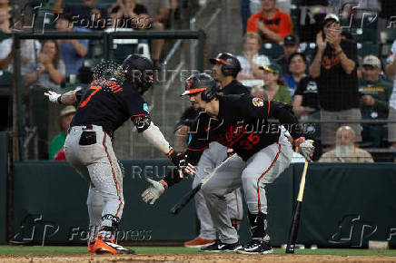 MLB: Baltimore Orioles at Athletics