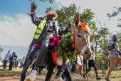 Funeral of Kenyan blogger Albert Ojwang who died in police custody