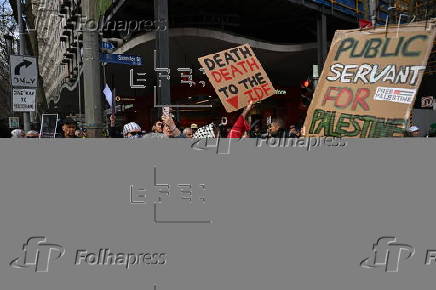 Pro-Palestine protest in Melbourne, Australia