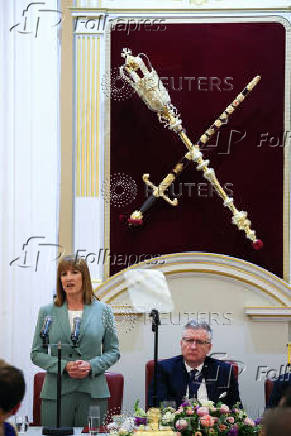 Annual Mansion House dinner in London