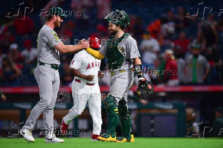 MLB: Athletics at Los Angeles Angels