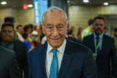 PRESIDENTE DE PORTUGAL MARCELO REBELO DE SOUSA CHEGA A RECIFE (PE)