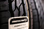 GeneralTire tires are seen in UnionComerc tire shop in Zenica