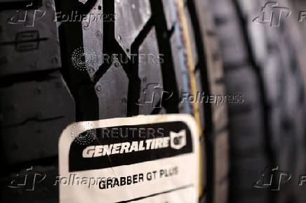 GeneralTire tires are seen in UnionComerc tire shop in Zenica