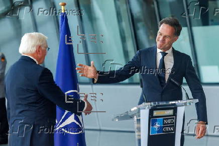 Ceremony marks the 70th anniversary of Germany's accession to NATO