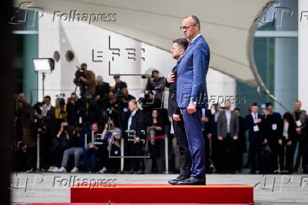 Ukrainian President Volodymyr Zelensky visits Berlin