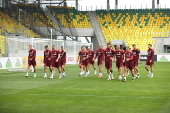 Polish national soccer team training session in Katowice