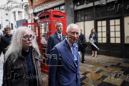 Britain's King Charles III visit Old Spitalfields Market and SXSW London