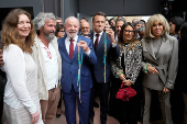 Brazil's President Luiz Inacio Lula da Silva visits France