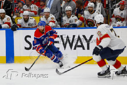 NHL: Stanley Cup Final-Florida Panthers at Edmonton Oilers