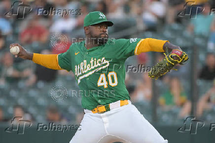 MLB: Toronto Blue Jays at Athletics