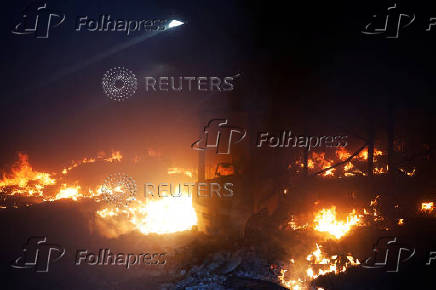 Wildfire in Cubo de Benavente