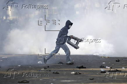 Motorcycle driver's death sparks protests in Jakarta