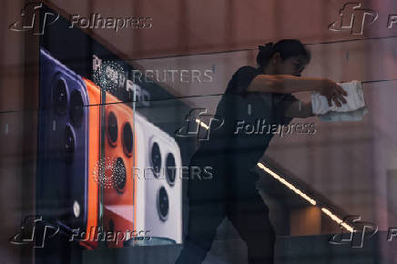 Sales of the new iPhone 17 series smartphones in Beijing