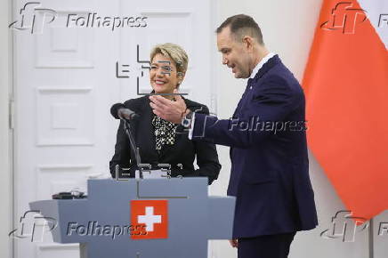 Swiss Federal President Karin Keller-Sutter visits Warsaw