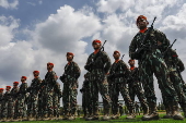 Japanese Self Defense Chief of Staff meets Indonesian Chief of Armed Forces in Jakarta