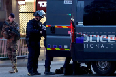 Security incident near the Champs Elysees avenue, in Paris