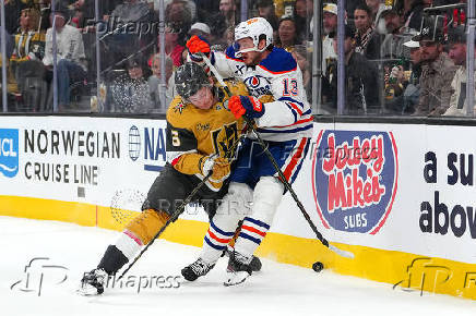 NHL: Stanley Cup Playoffs-Edmonton Oilers at Vegas Golden Knights