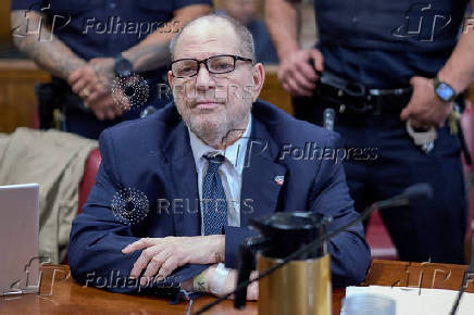 Harvey Weinstein appears at Manhattan Criminal Court for his sexual assault trial, in New York City