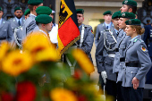 Swearing-in ceremony for new recruits of the German armed forces Bundeswehr, in Berlin