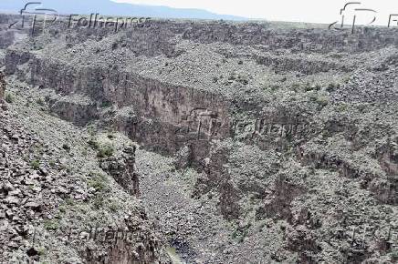 Ponte do desfiladeiro do rio grande em taos - novo méxico.
